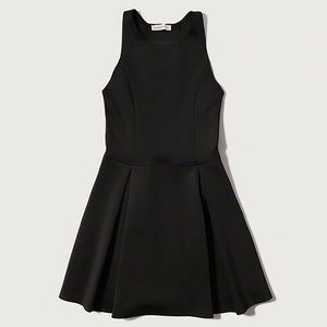 Abercrombie black skater dress